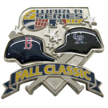 2007 World Series Fall Classic Dueling Pin 07PLAY128