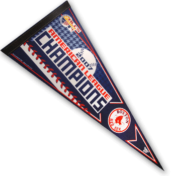 2007 American League Champions Navy Pennant 07play335