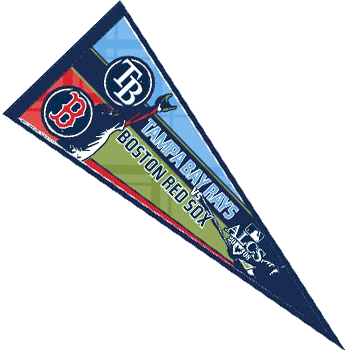 2008 ALCS Dueling Pennant 08play009