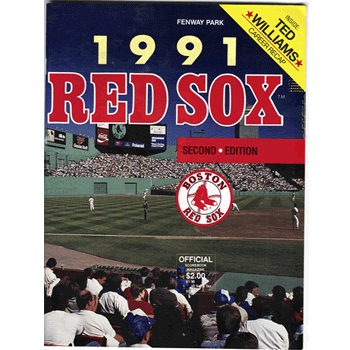 Red Sox Magazine 1991 9060