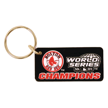 World Series Champs Black Plastic Key Chain 9208