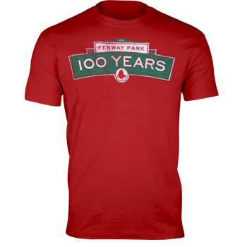 Fenway 100 Fieldhouse T-Shirt - Red FTA0002