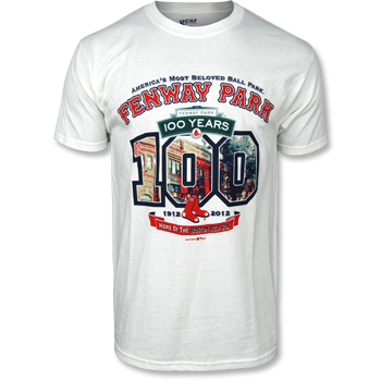 Fenway 100 "100" T-Shirt - White FTA0024