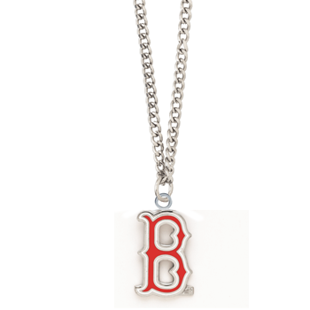 B Logo Charm Necklace N0081