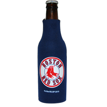 Navy Soft Bottle Zipper Koozie N0817
