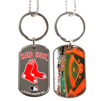 Red Sox Dog Tag Key Chain N1237