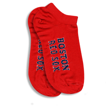 Red No Show Socks N1361