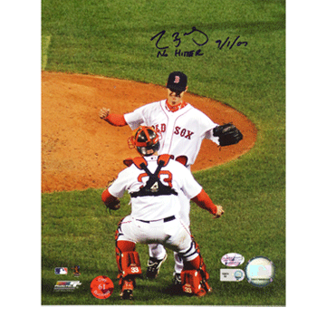 Clay Buchholz Autographed No Hitter Celebration 16X20 Photograph SSC0034