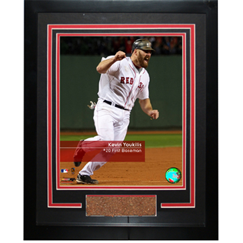 Kevin Youkilis #20 Red Sox Feel The Game Framed 11x14 Dirt Collage SSC0113