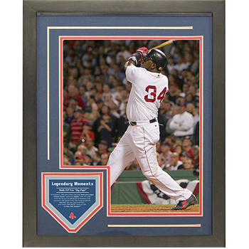 David Ortiz 2004 ALDS Walk Off Legendary Moments 11x14 Framed Collage SSC0154