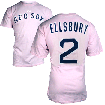 Ellsbury #2 Pink Player T-Shirt TA0004