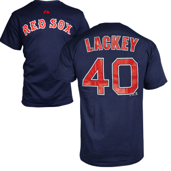 Lackey Navy Player T-Shirt #40 TA0041