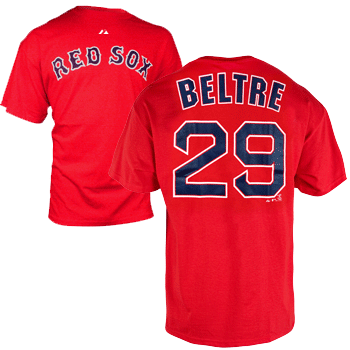 Beltre Red Player T-Shirt  TA0053
