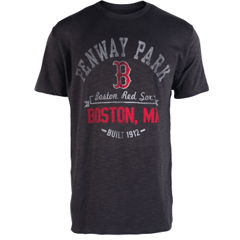 47Brand Charcoal Fenway Outfield Screened Scrum T-Shirt TA0112