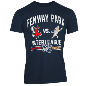Interleague Brewers 50s T-Shirt - Navy TA0206