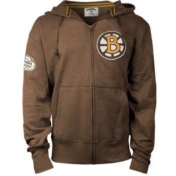 WInter Classic Bruins Brown Scrimmage Full Zip Hood WC0248