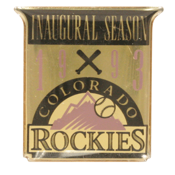 Rockies Inaugural Season Pin NS0020
