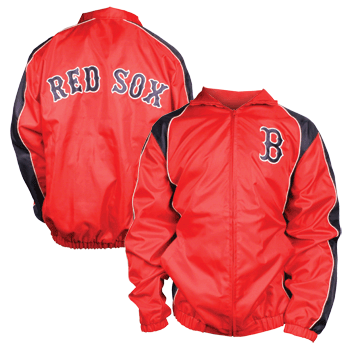 G-III Red with Navy Full Zip Windbreaker JA0165