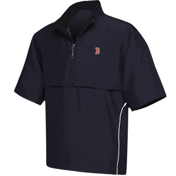 C&B Navy 1/2 Zip, 1/2 Sleeve Windshirt JA0169