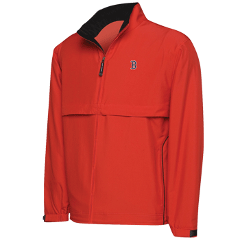 C&amp;B Red Full Zip Jacket with B JA0174