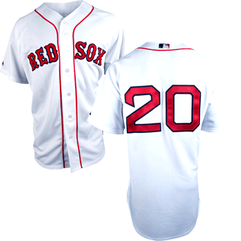 Authentic Home Jersey # 20 by Majestic JEA0146