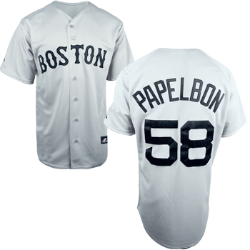 09 Replica Road Jersey Papelbon JEA0267