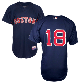 Authentic Road Batting Practice Jersey #18 JEA0369