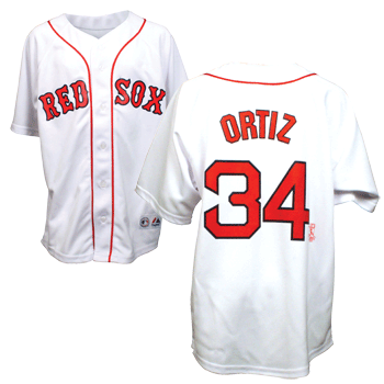 Kids White with Red Ortiz Jersey JEY0058