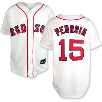 Kids Replica Home Jersey Pedroia JEY0135