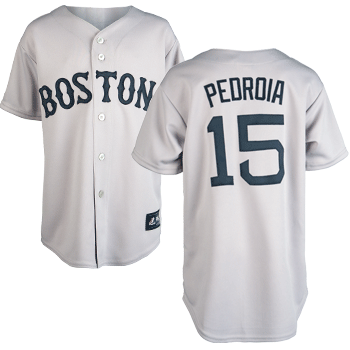 Kids Replica Road Jersey Pedroia JEY0136