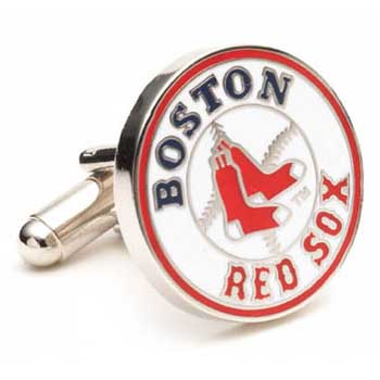 Red Sox Classic Circle Logo Cufflinks JWL001