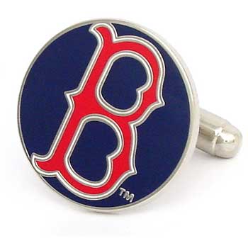 Red Sox "B" Logo Cufflinks JWL003
