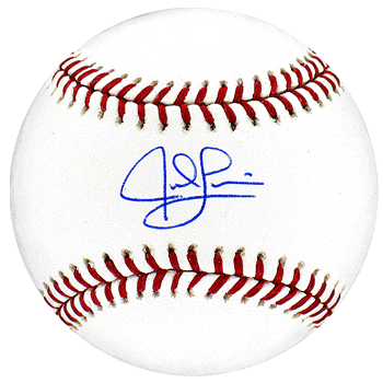 Jed Lowrie Autographed MLB Baseball SSC0006