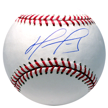 David Ortiz Autographed MLB Baseball SSC0009