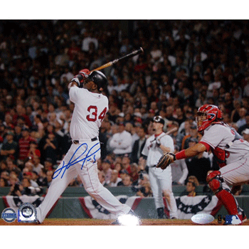 David Ortiz Autographed 2004 ALDS 16x20 MEM0062