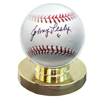 Johnny Pesky Autographed  Baseball MEM030
