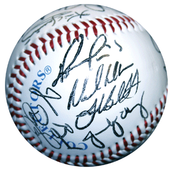 2009 Replica Autographed Team Ball N0044B