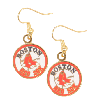 Circle Logo Dangle Earrings N0197