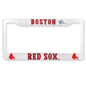 License Plate Holder White N0206