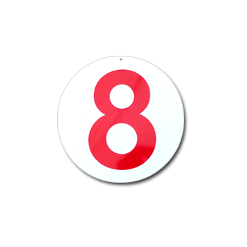 Retired Circle #8 N0408