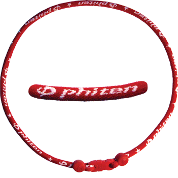 Red/White Phiten Necklace N0659