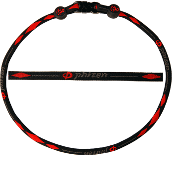 Black/Red Phiten Necklace N0667