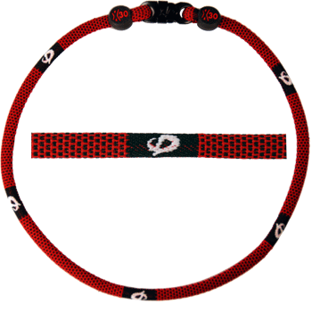 Red/Black Phiten Necklace N0669