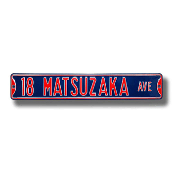Matsuzaka Ave. Metal Sign  N0979