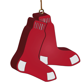 2 Sox Ornament N1225