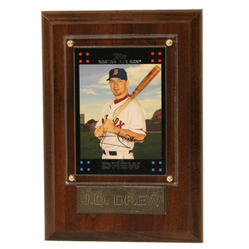 J.D. Drew Player Plaque PLS0042
