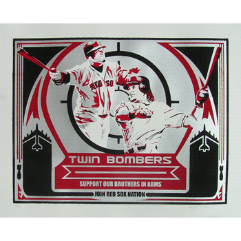 Twin Bombers (Manny and Ortiz) Offset Poster PMLB003