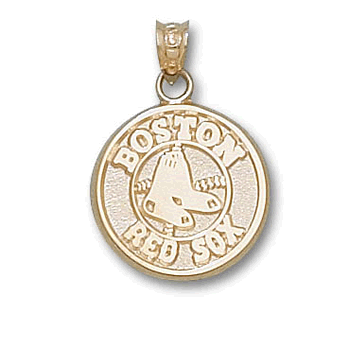 1/2 Gold Circle Logo Pendant RSO005-10K