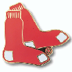 Red 2 Sox Logo Pin PIN0007