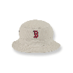 Natural Bucket Hat w/ Red B H0210